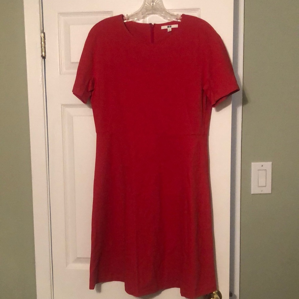 Red Uniqlo dress